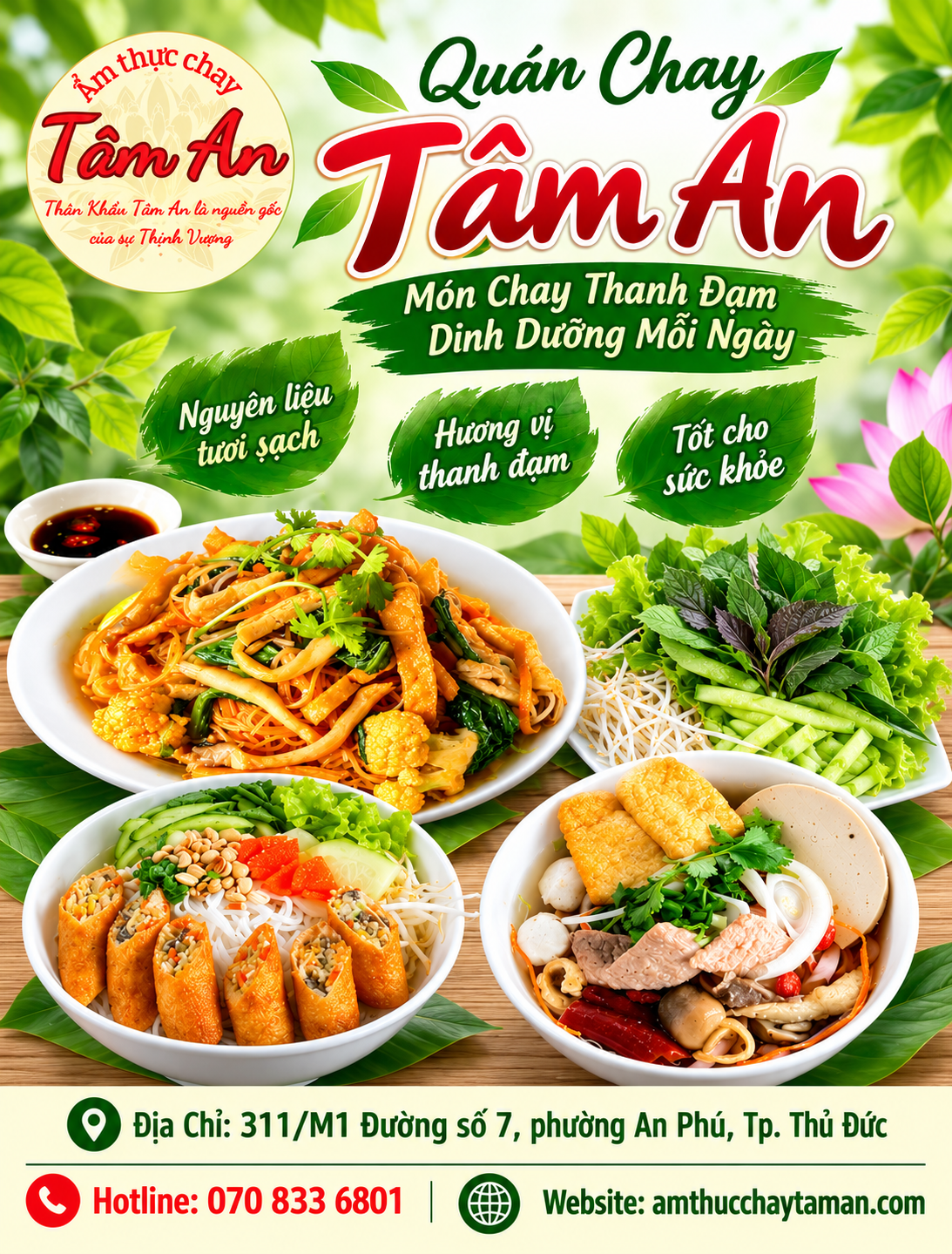 quán chay ngon tại quận 2