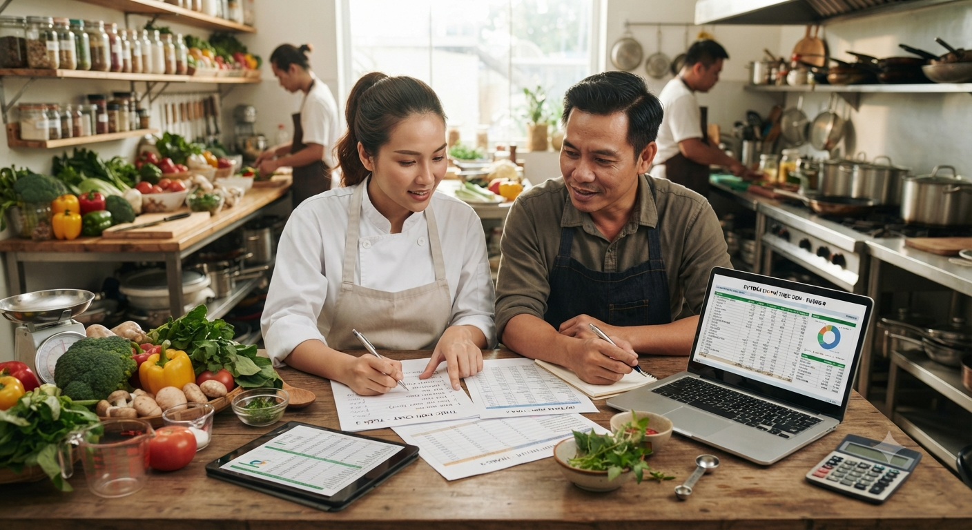 Lên kế hoạch thực đơn và dự trù chi phí hợp lý